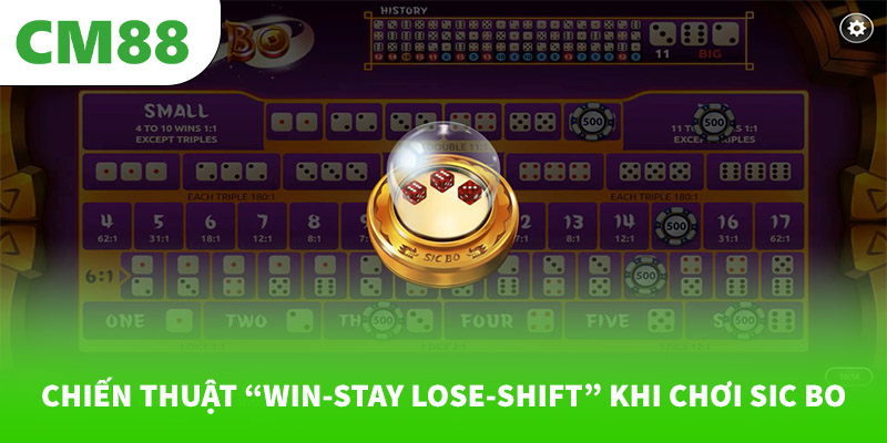 Chiến thuật “Win-Stay Lose-Shift” khi chơi Sic Bo